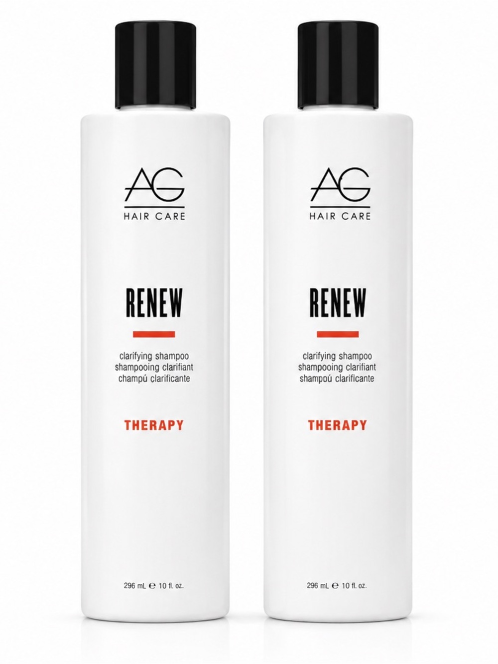 AG Hair Care Renew Clarifying Shampoo 10 fl oz 296 mL Lot of 2